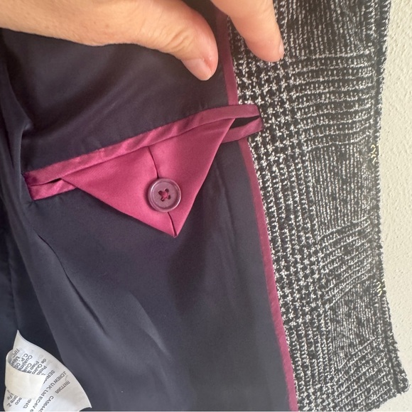 J. Crew Black and Gray Tweed Lady Jacket Blazer - Picture 7 of 10
